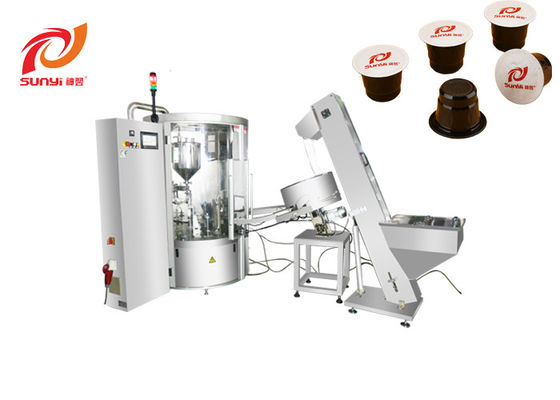 Máquina de embalagem de enchimento da cápsula giratória do café 10L